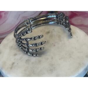 Adjustable skeleton bracelet goth punk